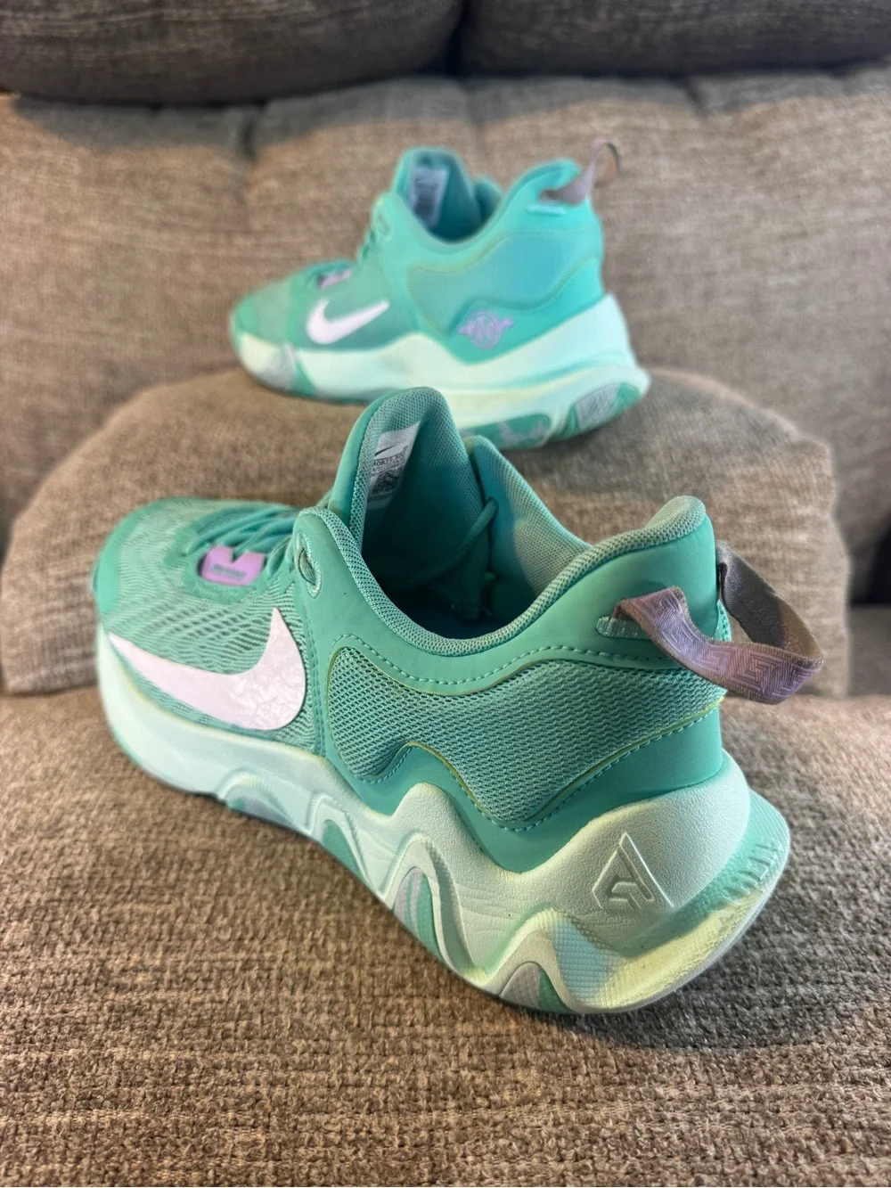 Nike Giannis Immortality 2 Men’s Mint Purple DM0825-300 Size 11